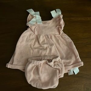 Newborn dress with shorts